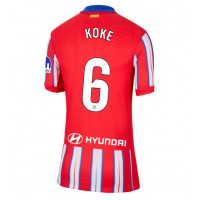 Atletico Madrid Koke #6 Domaci Dres za Ženska 2024-25 Kratak Rukav